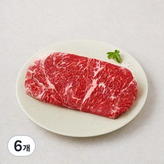 참연한우 어린암소 채끝 1등급 구이용 (냉장), 200g, 6개