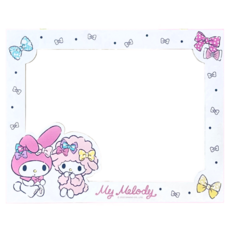 Sanrio 三麗鷗 裝扮掛鏡 40 x 30 x 1.1cm, 美樂蒂 白色 + 粉紅色