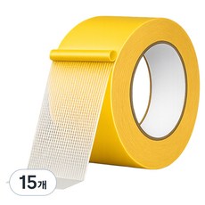 다다 자국없는 초강력 투명 메쉬 양면테이프 30mm x 5m, 15개