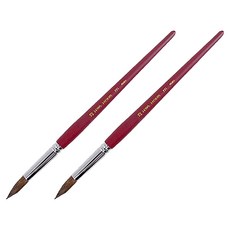 화홍 마모 둥근 수채화붓, 20호, 2개