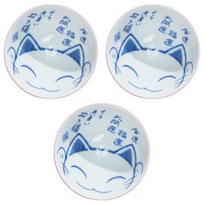 JUST HOME 日本製丸浦飯碗招財貓, 粉色, 1組