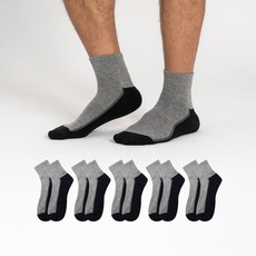 에이원패션 남성용 실속형 투칼라 미니 양말 5켤레 세트