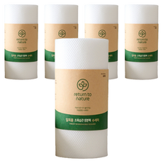 초록습관 생분해 일회용 수세미, 60개입, 5개