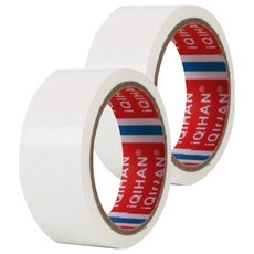 다다 고점도 강력 면 테이프 30mm x 20m, 흰색, 2개