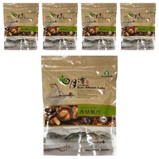 魚池鄉農會 香菇脆片 通過SGS檢驗合格 無添加防腐劑 純素可用 夾鏈袋設計, 90g, 5包