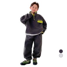 BerryCloset 兒童Bridge刷毛上下衣套裝