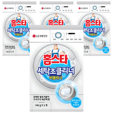 홈스타 세탁조 클리너 버블워시, 200g, 4개