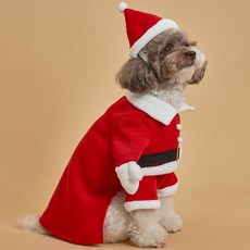 DOG-i 3D聖誕老人狗狗衣服, 紅色, 1個