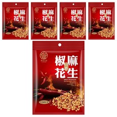 御禾坊 川香椒麻花生 (台灣花生 椒麻香 獨立包裝), 5入, 120g