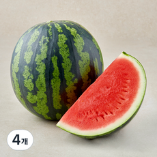 달고 시원한 수박, 4kg 미만, 4개