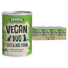 Benevo 倍樂福 英國素食認證犬貓主食罐頭 12罐, 1套, 植物, 354g