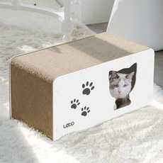 Leto 貓抓板躲藏屋 房屋型, 1個, 白色