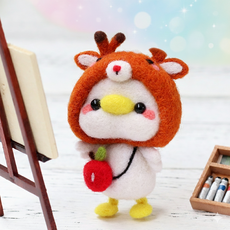 아트조이 DIY 양모펠트 키트, 1세트, 루돌프오리