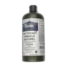 LA CORVETTE 法釩馬賽莊園 神奇污降解清潔劑 檸檬香味 法國原裝進口, 1L, 1瓶
