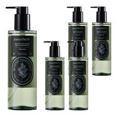essenherb 茶樹控油深層卸妝油, 300ml, 5瓶