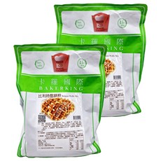 Bakerking 卡羅 比利時鬆餅粉, 2kg, 2包