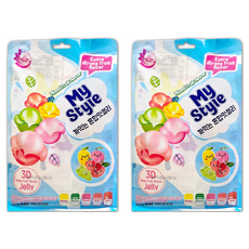 剝皮軟糖 綜合水果口味, 500g, 2包