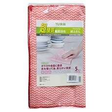 TU 良品 超優質織柔抹布 5入, 1包