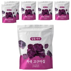 자색 고구마칩, 195g, 6개