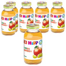 HiPP 喜寶 綜合蘋果葡萄汁 4個月以上, 200ml, 6瓶