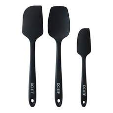 DAILYCHEF 矽膠刮刀3件組, 1套, 黑色