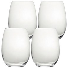 creativeTops 薄壁紅酒杯4入組, 水晶玻璃材質, 584ml, 1組