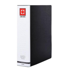 連勤牌文具有耳2吋圓型夾三孔 - 黑色, 1個