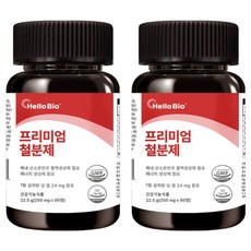헬로바이오 프리미엄 철분제, 90정, 2개
