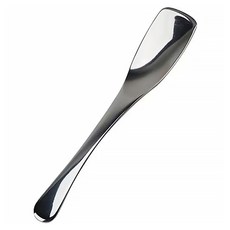 yoshikawa 吉川 日本製不鏽鋼冰淇淋湯匙 sj3565 堅固耐用 輕鬆享受冰涼滋味, 1入, 銀色