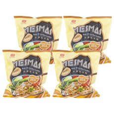 源順食品 沒麥乾拌麵, 寬麵條, 胡麻口味, 全素, 無麩質, 4包