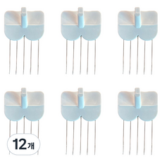꼬자핀無痕相框掛鉤壁紙釘, 白色, 12個