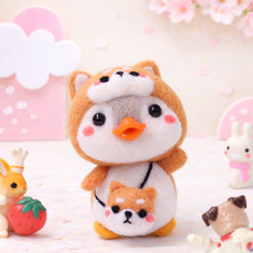 아트조이 DIY 양모펠트 키트, 1세트, 시바펭귄