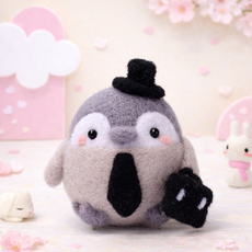 아트조이 DIY 양모펠트 키트, 1세트, 직장인펭귄