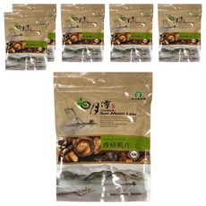 魚池鄉農會 香菇脆片 通過SGS檢驗合格 無添加防腐劑 純素可用 夾鏈袋設計, 90g, 6包