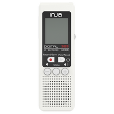 INJA 數位錄音筆 乾電池式 聲控錄音 內建32GB 原廠保固, IJ330, 白色