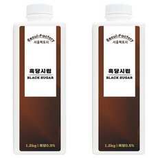 서울팩토리 흑당시럽, 1.2kg, 2개