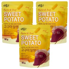 Maehong 烤箱烘烤地瓜乾, 3個, 90g