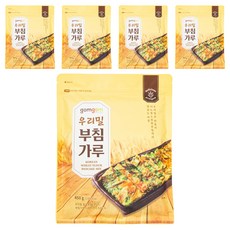 gomgom 韓國小麥煎餅粉, 450g, 5包