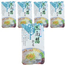 中農粉絲 馬尾絲粉皮, 上等馬鈴薯澱粉, 豌豆澱粉, 綠豆澱粉, 口感獨特, 零脂肪, 低GI, 全素, 零添加, 清真認證, 120g, 5包