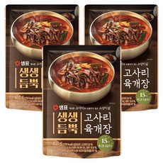Sempio 膳府 蕨菜辣牛肉湯調理包, 450g, 3個