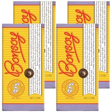 bonsoy 豆漿, 4個, 1L