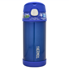THERMOS 膳魔師 保溫瓶 12oz/355ml, 藍色, 1個