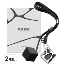 VENDICT 珪藻土 Nichi Stone 車用芳香劑 雙入組合, 2套, Mystic(木質麝香)