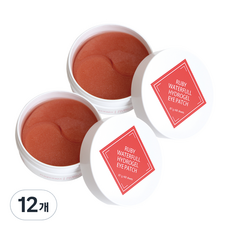 퓨어덤 루비 워터풀 하이드로겔 아이패치, 60개입, 12개