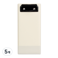 데얼스 메모 클립보드 MINI, 바닐라, 5개