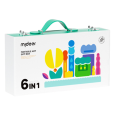 mideer 六合一藝術家手提禮盒套組 3歲以上, 1組, 34色