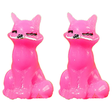 Laventia 可愛狐狸迷你公仔 玫瑰, 2個