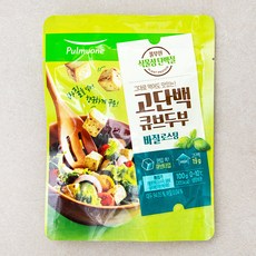 풀무원 큐브두부 바질로스팅, 1개, 100g