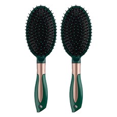 DeepTalk 按摩氣囊髮梳 橢圓形 DT0376, 2個, 混合色