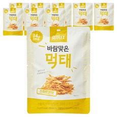 것플렉스 바람맞은 먹태 스위트콘맛, 9개, 25g